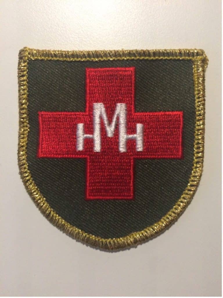 Foto af ærmemærke for Holstebro Militær Hospital