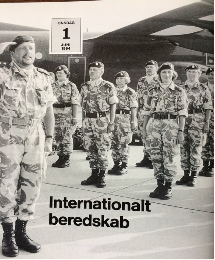 Golfholdet (iklædt engelske ørkenuniformer) under ledelse af stabslæge af 2. grad Hans Auning-Hansen blev ved hjemkomsten til Danmark ultimo marts 1991 modtaget i Værløse af daværende Forsvarschef General Jørgen Lyng. 